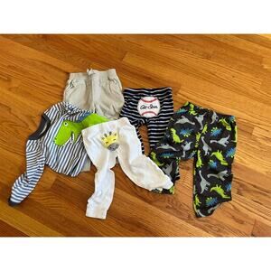 Nursery Rhyme Carter's Little Me lot of‎ 4 pants and 1 shirt 18  months EUC